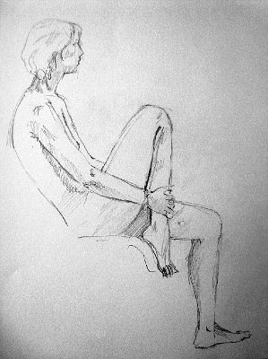 f nude seated